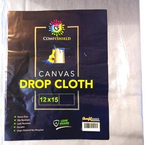 COMFITWEAR Heavy Duty Drop Cloth for Painting Slip (12 X 15)  Floor Shield